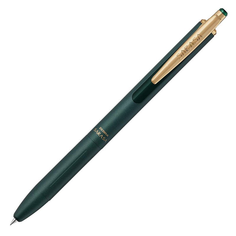 Zebra Technologies Zebra Gel Ballpoint Pen, Sarasa Grand 0.5mm Vintage Color, Green Black (P-JJ56-VGB) - Image 1